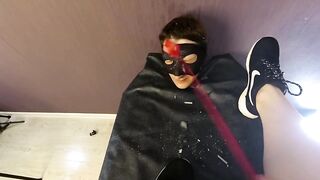 You will lick my sneakers and I will spit and beat you.