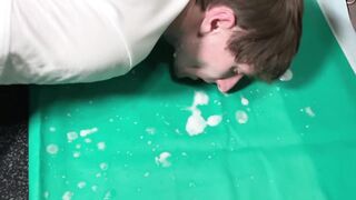 I spit on the floor and make the slave lick my nectar!