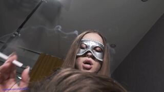 2-PARTY Pov Spitting I spit in your face and mouth loser hee hee hee ))