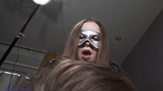 1-PARTY Pov Spitting I spit in your face and mouth loser hee hee hee ))