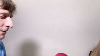 I paint my beautiful lips, and spit in the slave's mouth