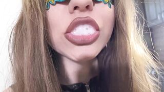 I spit in his face and make him sniff my tights