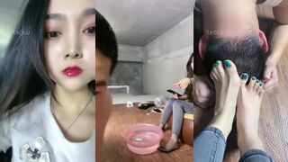 12675【川野尤娜】踩踏，踢脸，洗脚，连环嘴巴，小女神