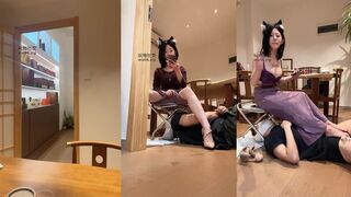 南京小小 茶室女老板反攻客人