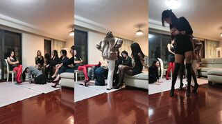 魔仙集中地 7S-群调-母畜下跪给主人过节 女奴