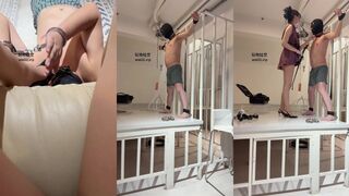 宇婉婷 白富美 地下室 吊绑 虐打