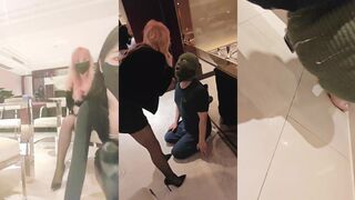 【时安S】091_双女主和梦樱18分钟_双S_高跟黑丝+肉丝踩吐浓痰口水吞咽