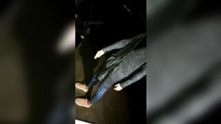 深夜河边与两个新的素人