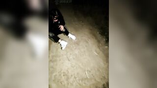 深夜河边与两个新的素人