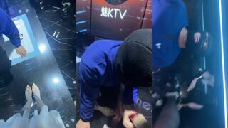 桃欣 KTV 双S- 脏鞋 臭袜 踩踏 喂食 强制 圣水  踩踏