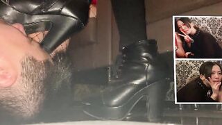 小刚流浪记 酒吧给美女舔鞋