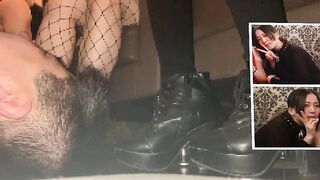 小刚流浪记 酒吧给美女舔鞋