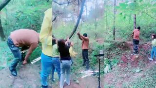 【艾琳S】三S-户外-吊绑重度虐打