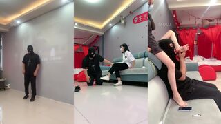 三小妹暴力场自由发挥打废