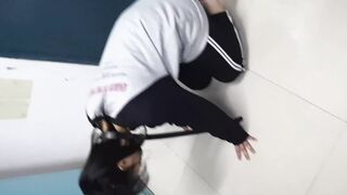 【哈宝S调女M】叼袜子帆布鞋宿舍遛狗