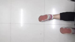 【哈宝S调女M】叼袜子帆布鞋宿舍遛狗