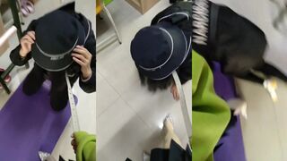 【哈宝S调女M】高跟鞋宿舍遛狗