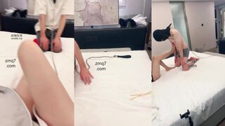 #黛樱 牛奶舔脚 虐乳 踢裆 脚耳光