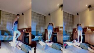 【领主老大】333_全程高跟全体重踩踏#丝袜_#调教_#pov_#sm_#高跟_#羞辱