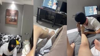 情侣主原味棉袜辱绿帽