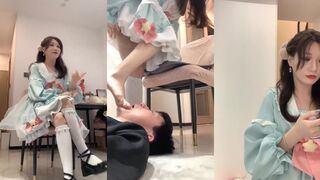 小麦 女王的温柔与严厉 Lolita 舔脚 踩头 滴蜡 补档