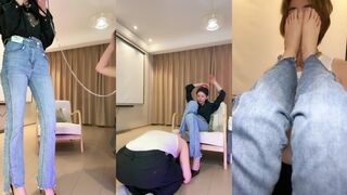 内地女主直播调教15