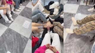 深情 姐妹们玩奴 多女主 调教 全体重踩踏 肉垫