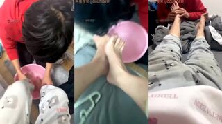 #西怡【西怡_】舔脚_狗喝_洗脚水_伺候我洗脚