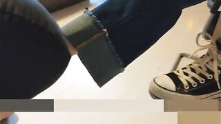 #夫妻主 全面踩踏羞辱鞋奴