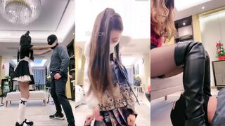 维妮_维因_无恙_3S_风格迥异_女仆装_马面裙_小皮鞋_高跟鞋_皮靴_暴力_踢裆_全体重踩踏_跳踩_舌头擦鞋底