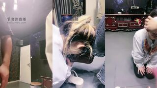 洪兴十三妹安琪带素人玩我