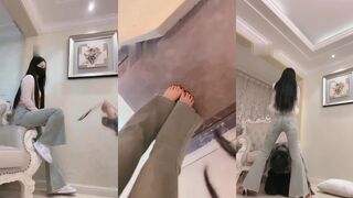 狂舔 休闲 板鞋 踢踹 虐打  近距离舔脚