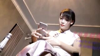 Chinese Femdom - Beautiful Chinese Lady Trampling with Qipao