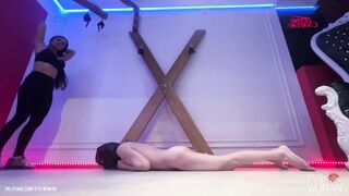 FetishChateauDommes - Evilwoman FemdomGymTrainingWithHerPatheticSlave