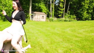 Brat Princess 2 - Honey and Lexi Unlaced - Pupcup Ridden in the Pasture 4K