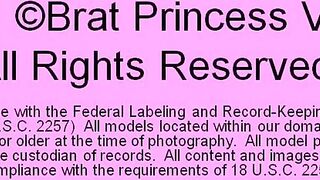 brat princess 2 christina sexy stocking worship