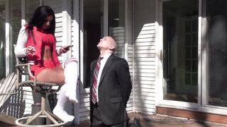 Christina - Uses Her Teacher as an Ash Tray