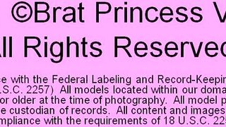 Christina - Spits Phlegm and shoots snot rockets into slaves open mouth