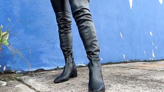 Latin Beauties in High Heels - BQ Bootsqueen The sexiest pet trainer in Leather and Boots