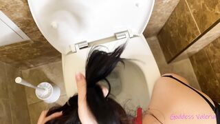 Goddess Valeria - Toilet nonentity, Ass cleaner girl
