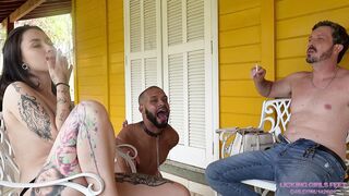 Licking Girls Feet - NIKA and VICTOR - Did you like the way we have sex darling