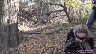 Licking Girls Feet - JANE and SARAH - A great autumn day for a walk with your pet! 4K